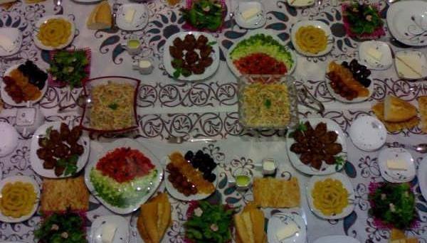 عکس سفره ناهار شیک