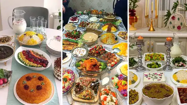 عکس سفره ناهار شیک
