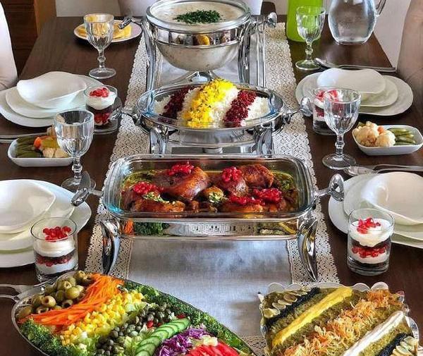 عکس از سفره ناهار