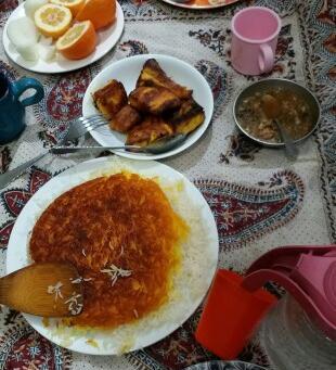 عکس از سفره ناهار