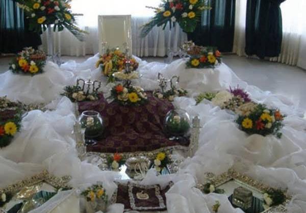 عکس سفره نامزدی ساده