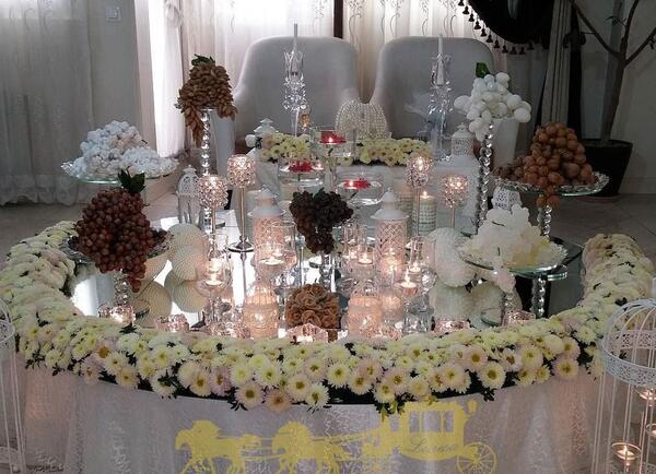عکس سفره نامزدی ساده