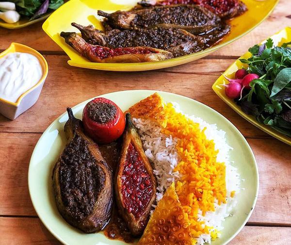 عکس فیک سفره غذا