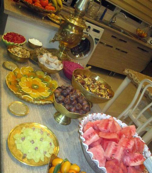 عکس فیک سفره غذا