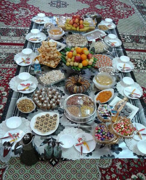 عکس تزیین سفره عید قربان