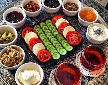 عکس سفره صبحانه سنتی
