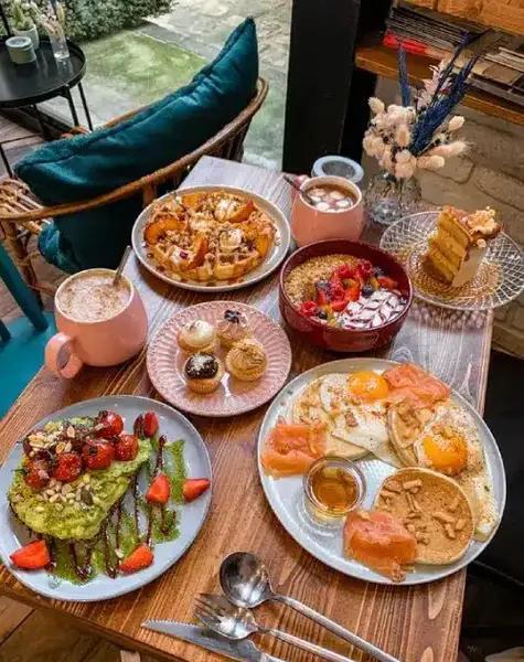 عکس سفره صبحانه شیک