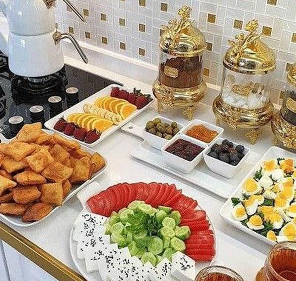 عکس سفره صبحانه شیک