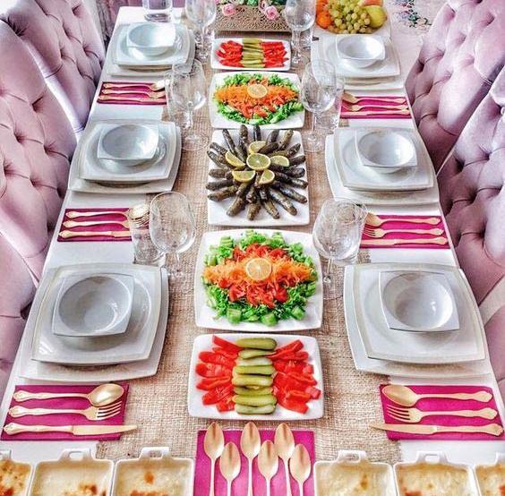 عکس سفره صبحانه شیک