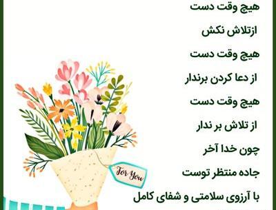 عکس نوشته سفر سلامت عزیزم