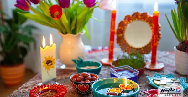 متن برای زیر عکس سفره هفت سین