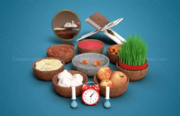 عکس پس زمینه سفره هفت سین