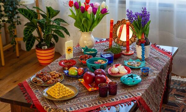 عکس رنگی سفره هفت سین