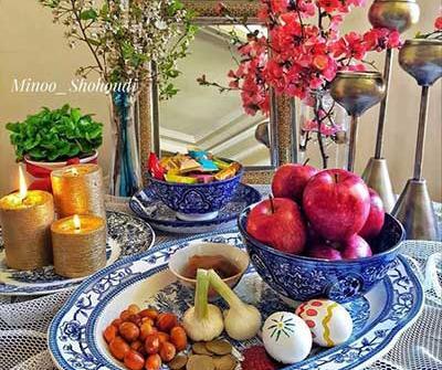 عکس رنگی سفره هفت سین