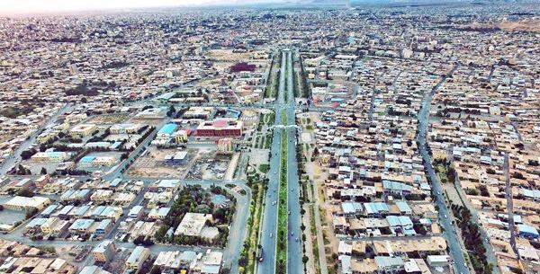 عکس شهر کرمان از بالا