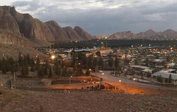 عکس شهر کرمان از بالا