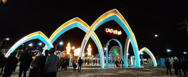 عکس شهر کرمان از بالا