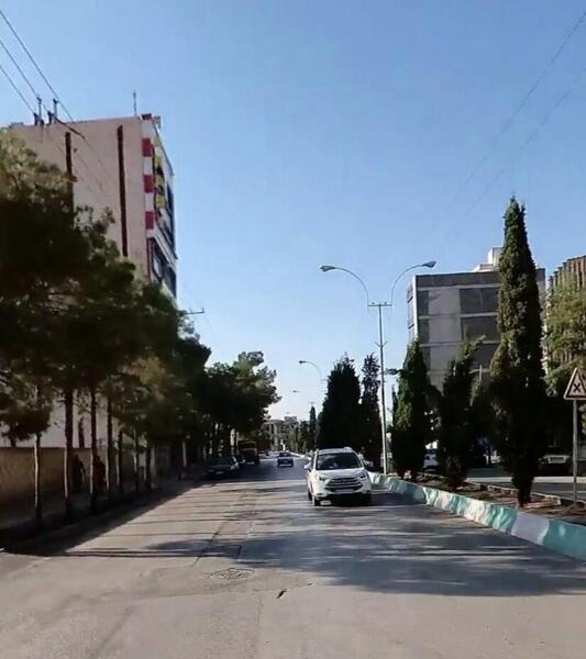 عکس شهر کرمان از بالا