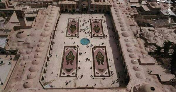 عکس شهر کرمان از بالا