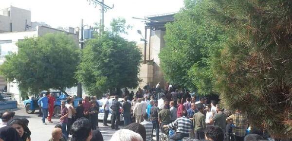 عکس هوایی شهر کازرون