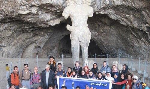 عکس هوایی شهر کازرون