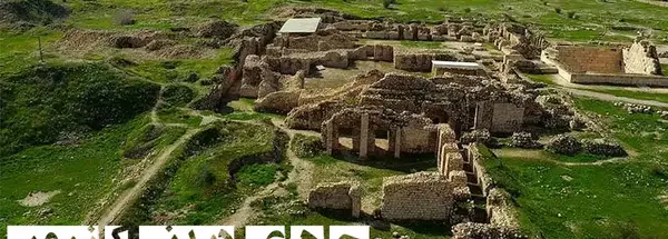 عکس هوایی شهر کازرون