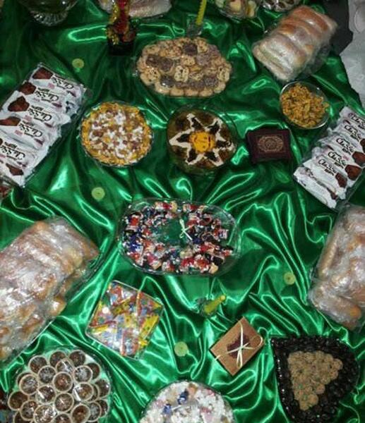 عکس سفره حضرت رقیه ساده و شیک