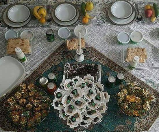 عکس سفره حضرت رقیه ساده و شیک