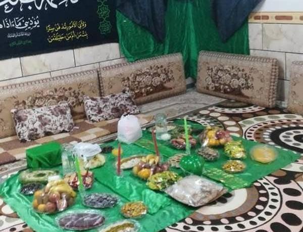 عکس سفره ی حضرت رقیه
