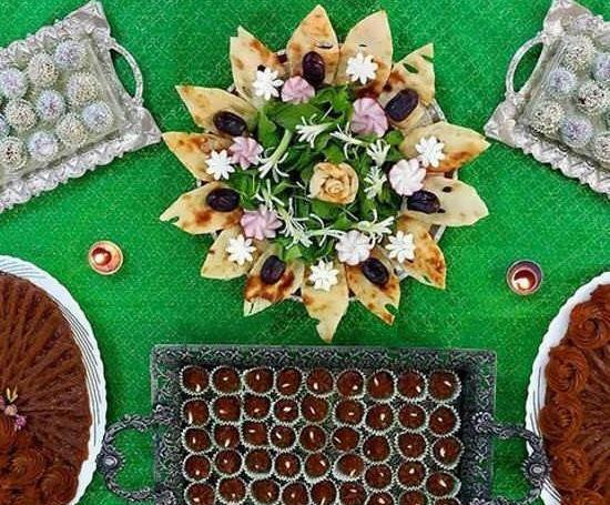 عکس سفره ی حضرت رقیه
