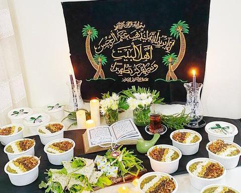 عکس سفره ی حضرت رقیه