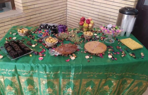 عکس سفره ی حضرت رقیه