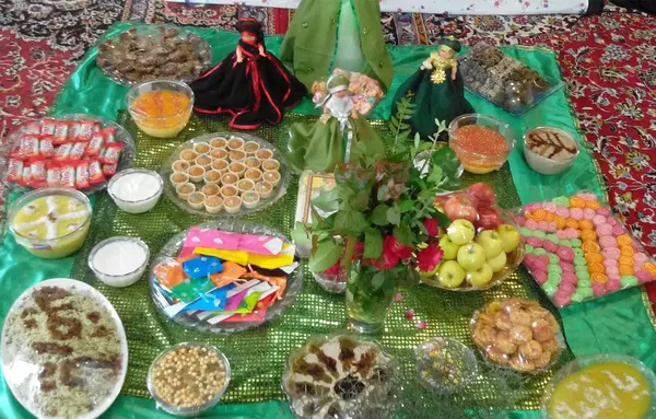 عکس مراسم سفره حضرت رقیه