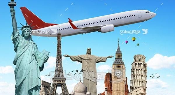 عکس از سفر با هواپیما