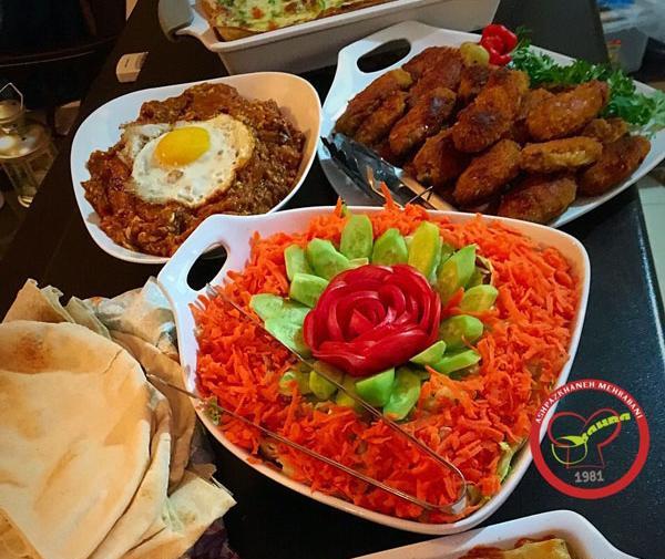 عکس سفره ارایی شام