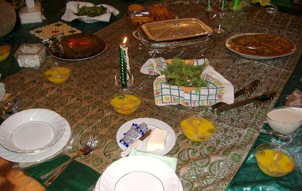 عکس سفره ابوالفضل عباس