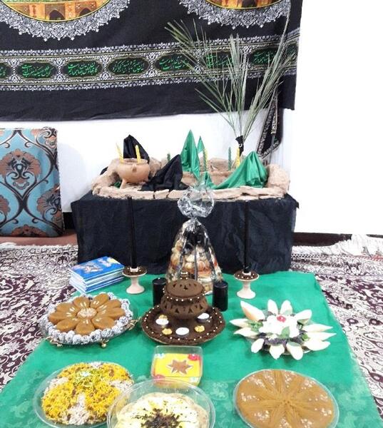 عکس سفره ابوالفضل عباس