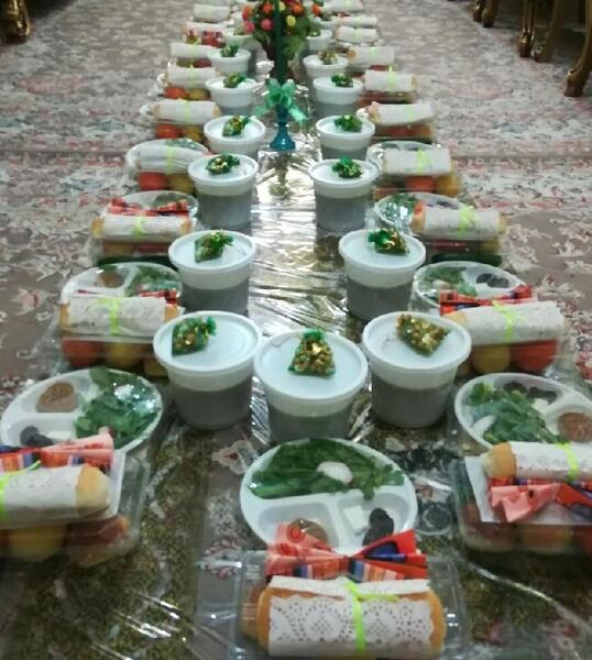 عکس سفره ابوالفضل عباس