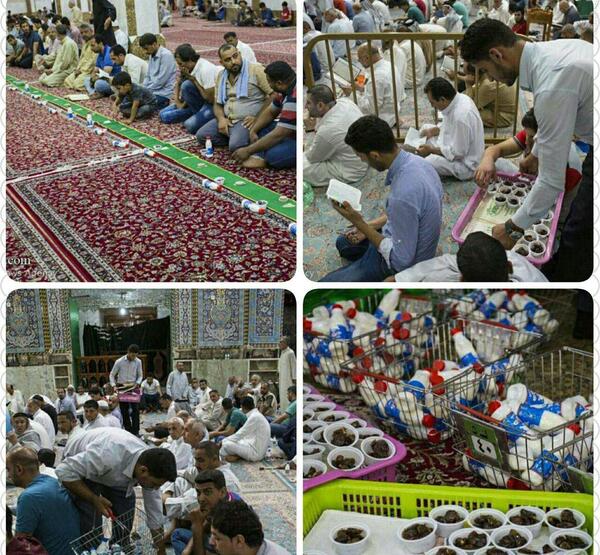 عکس سفره ابوالفضل عباس