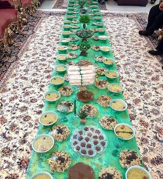 عکس سفره ابوالفضل عباس