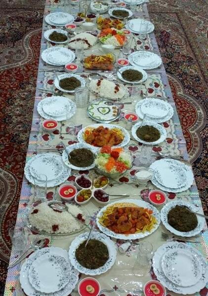 عکس سفره افطارتون نی نی سایت