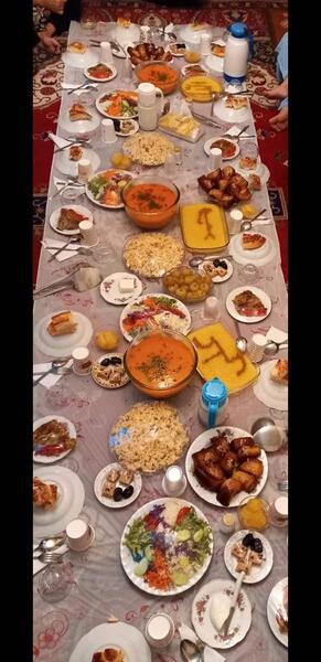عکس سفره افطارتون نی نی سایت