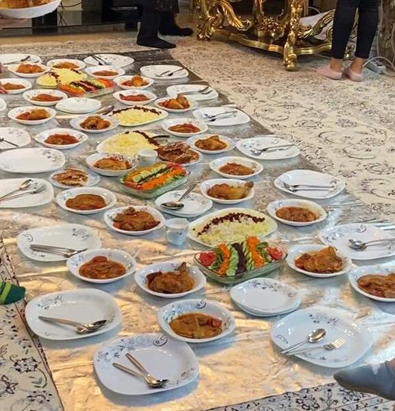 عکس سفره افطارتون نی نی سایت