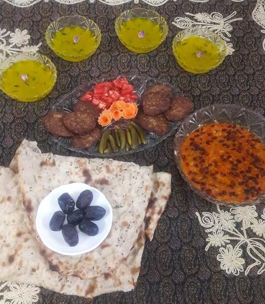 عکس سفره افطارتون نی نی سایت