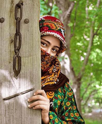 عکس یک دختر روستایی