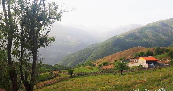 عکس از روستای فیلبند مازندران