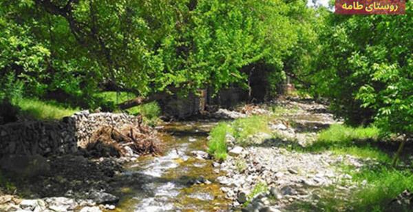 عکس روستای طامه اصفهان