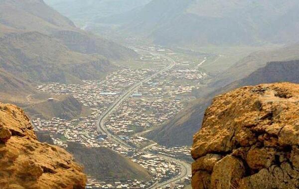 عکس هوایی شهر ماکو
