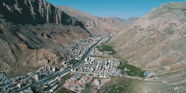 عکس هوایی شهر ماکو