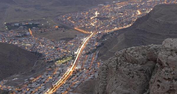عکس هوایی شهر ماکو